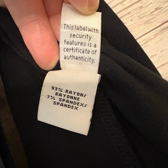 Diane Von Furstenberg DvF Classic Black Wrap Dress Sz 6 - Picture 7 of 7